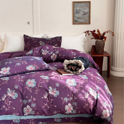 Ownkoti Nature-Inspired Cotton Gauze Bedding Set(4PCS)