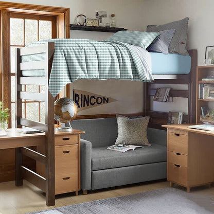 Ownkoti Cotton Plaid Duvet Cover Dorm Bedding Set - image 14