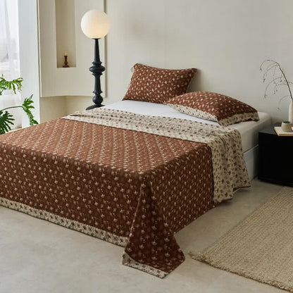 Ownkoti Nature-inspired Ginkgo Biloba Natural Cotton  Bedspread - image 21