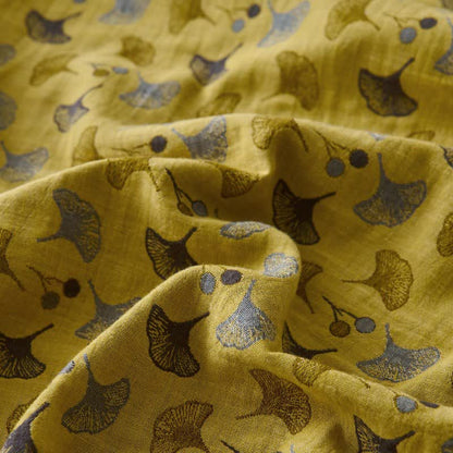 Ownkoti Nature-inspired Ginkgo Biloba Natural Cotton  Bedspread - image 14