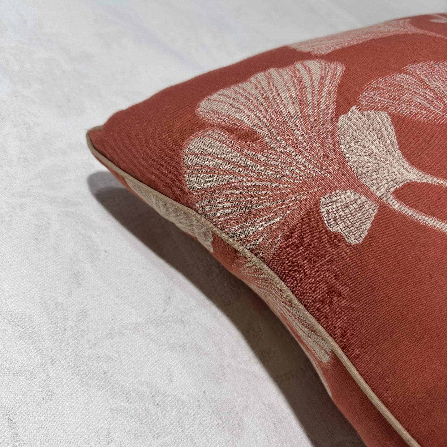 Ownkoti Rustic Ginkgo Leaf Accent Pillow - image 5