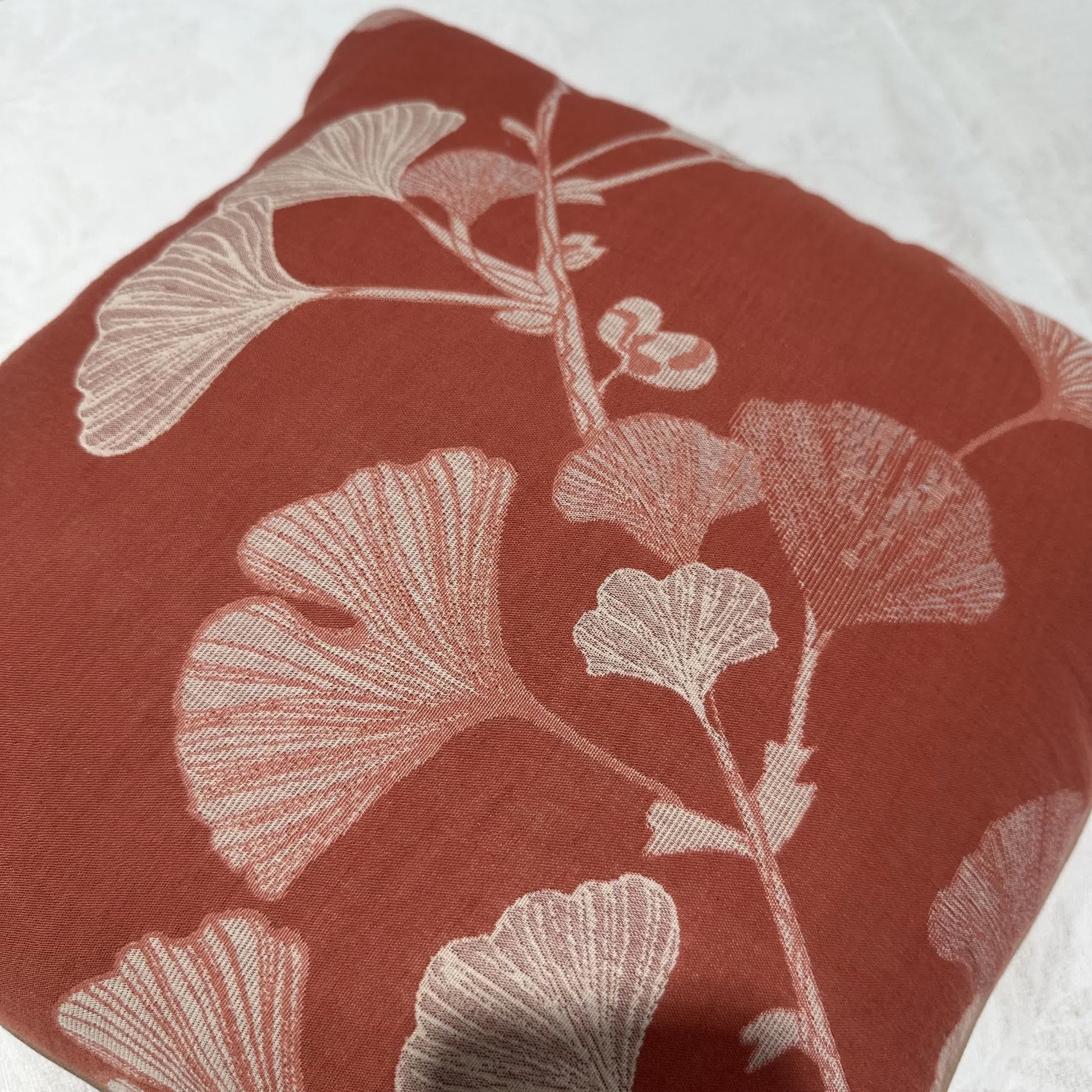 Rustic Ginkgo Leaf Accent Pillow - image 4