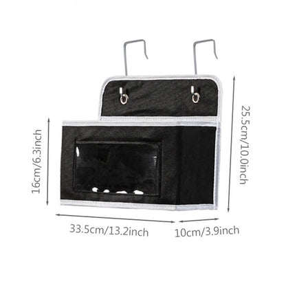 Dorm Hanging Multi-Layer Storage Organizer - Black - 3PCS - 13"L x 4"W x 10"H - image 13