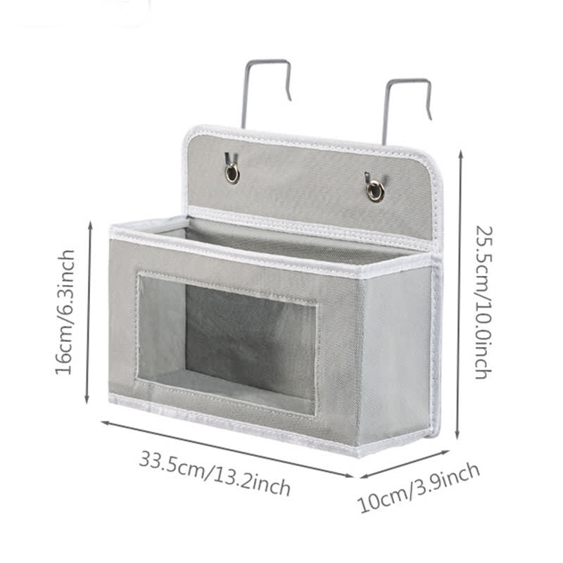 Dorm Hanging Multi-Layer Storage Organizer - Light Gray - 3PCS - 13"L x 4"W x 10"H - image 10