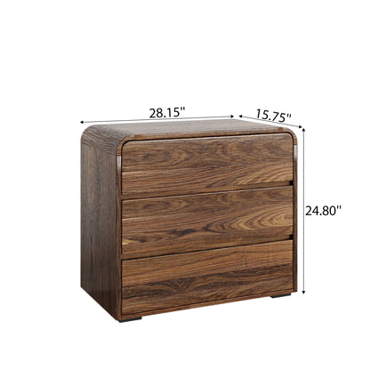 Large-sized Nightstand With Rounded-corner  - image 9
