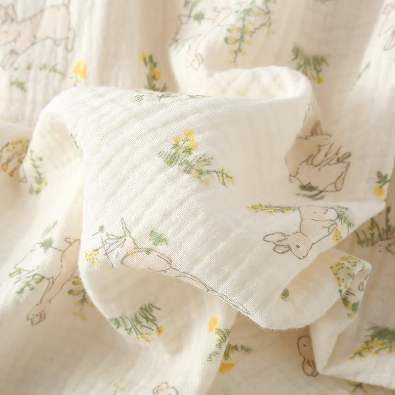 Rustic Bunny Cotton Ruffle Cami Pajamas - image 9
