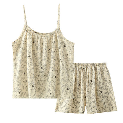 Bunny Floral Cotton Gauze Cami Pajamas - image 2