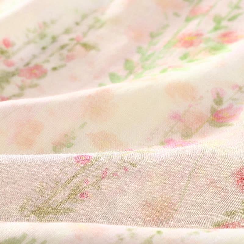 Pink Rose Padded Ruffle Sleeveless Nightwear - image 12