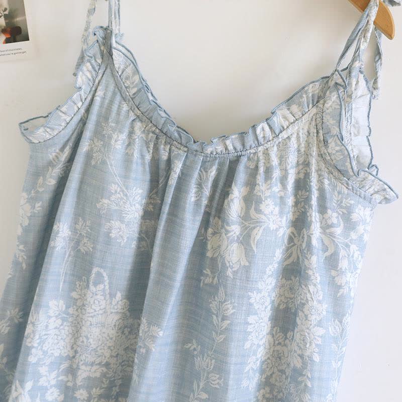 Rose Bow Cotton Padded Cami Nightdress - image 5