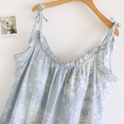 Ownkoti Rose Bow Cotton Padded Cami Nightdress - image 2
