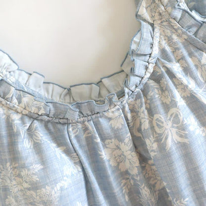 Rose Bow Cotton Padded Cami Pajamas - image 9