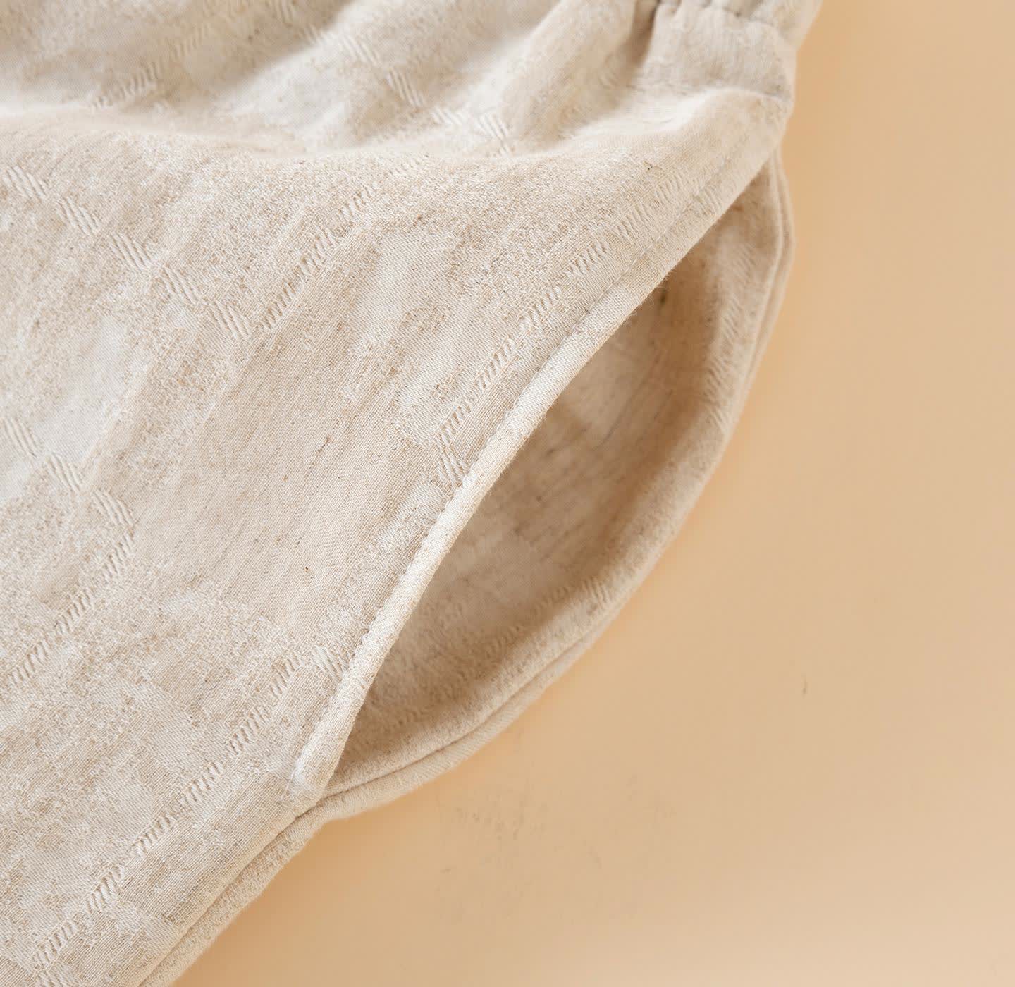 Couple Matching Cotton Linen Pajama Shorts - image 6