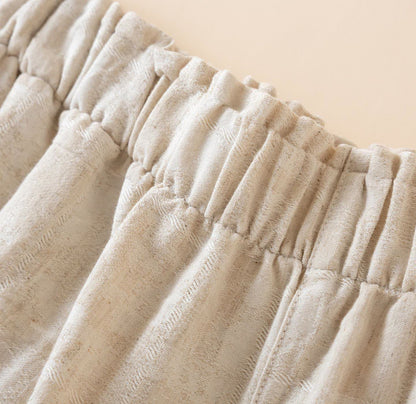 Couple Matching Cotton Linen Pajama Shorts - image 4