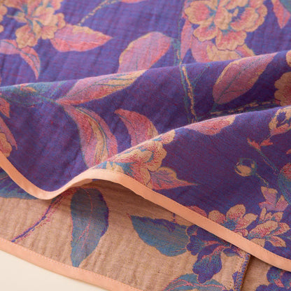 Ownkoti Oriental Style Peony Pomegranate Cotton Sleepwear - image 8