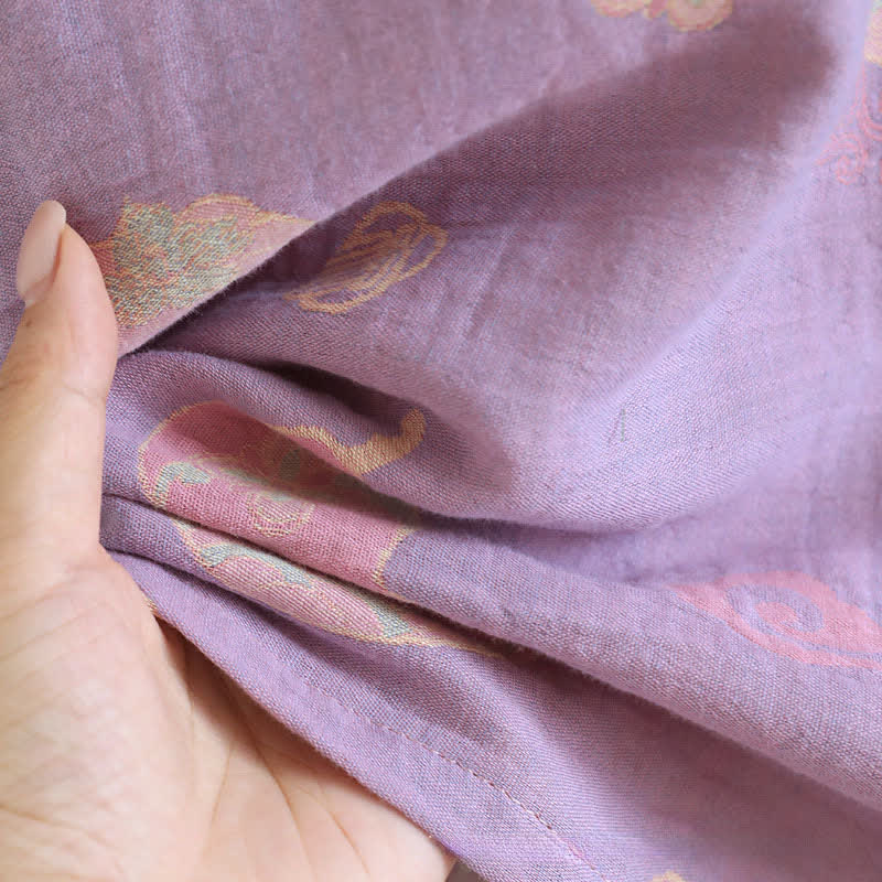 Gourd Pure Cotton Gauze Loose Nightdress - image 10