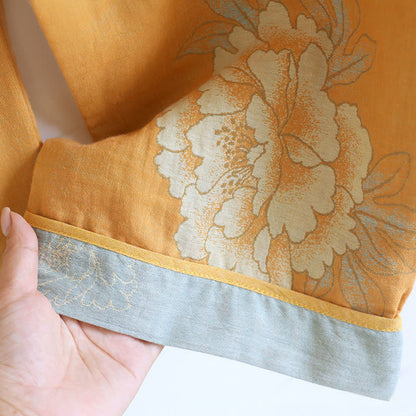 Ownkoti Peony Butterfly Jacquard Cotton Gauze Pajamas - image 8