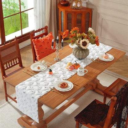 Halloween Plush Ghost Embroidered Table Runner - image 3
