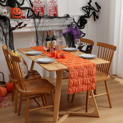 Halloween Pumpkin Quilted 3D Table Runner - image 2