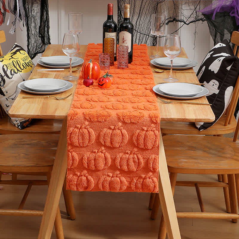 Halloween Pumpkin Quilted 3D Table Runner - image 3
