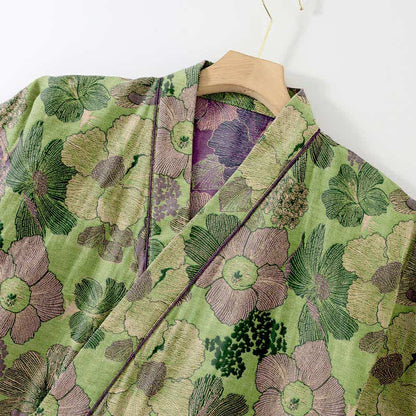 Peach Blossom Kimono style Loungewear Set - image 3