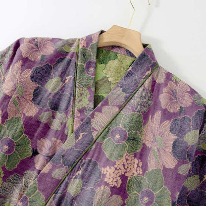 Peach Blossom Kimono style Loungewear Set - image 6