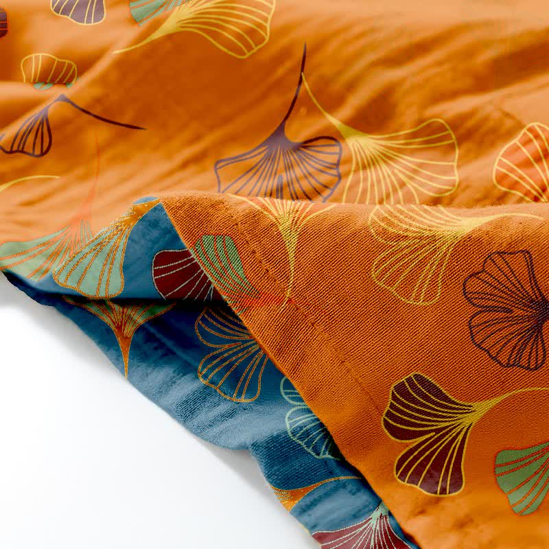 Ownkoti Ginkgo Cotton Gauze Kimono Loungewear Set - image 15