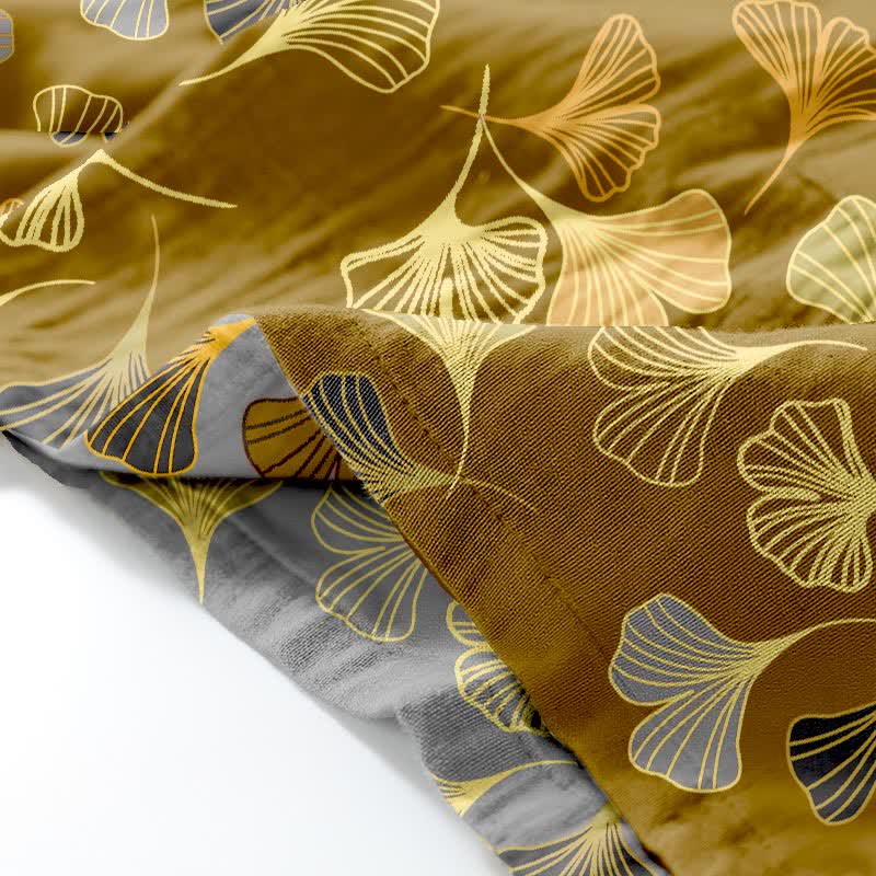 Ownkoti Ginkgo Cotton Gauze Kimono Loungewear Set - image 27