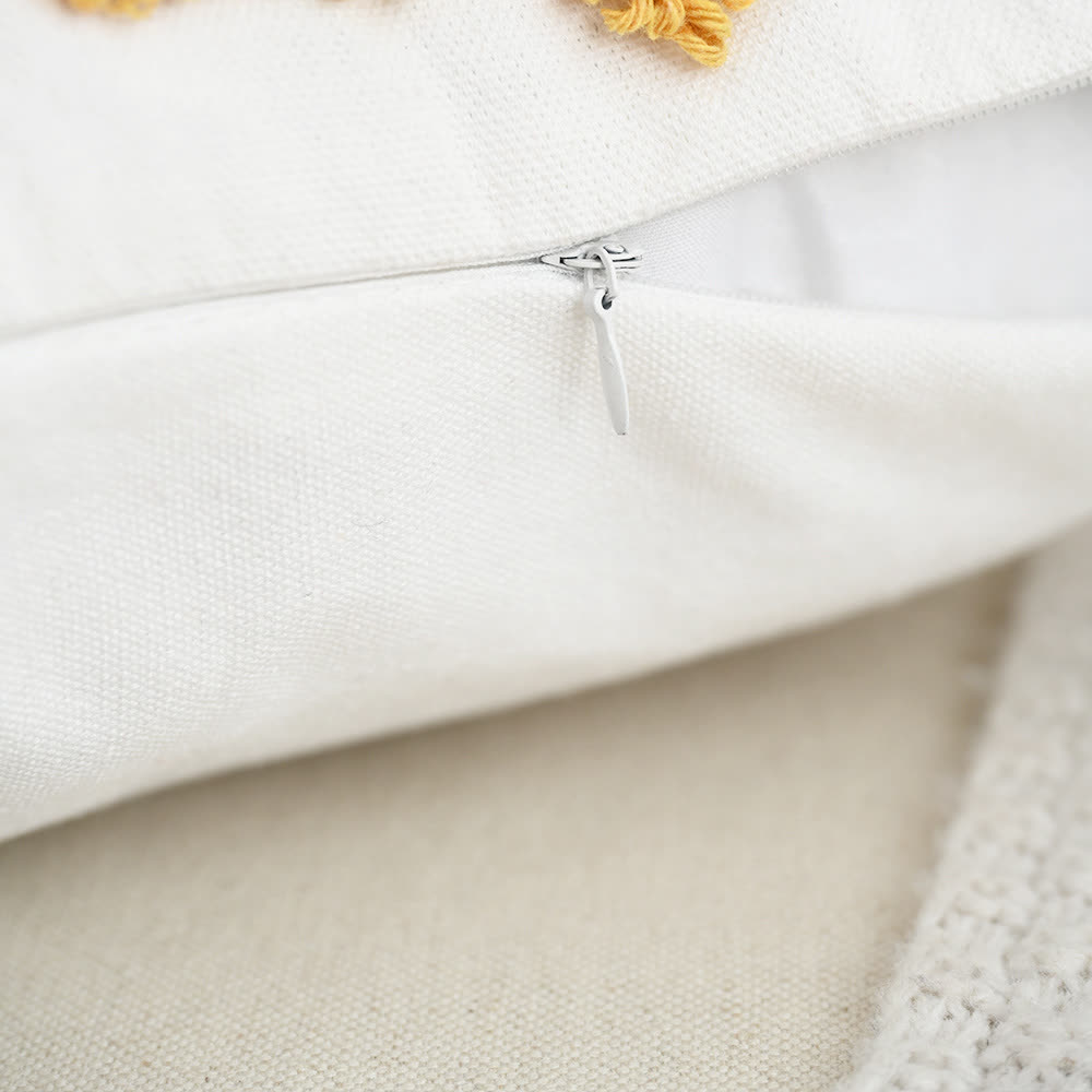 Ownkoti Tufted Maple Leaf Pumpkin Throw Pillow - image 6