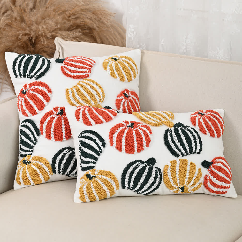 Ownkoti Halloween Tufted Decorative Throw Pillow - A - Pillowcase with Core - 18" x 18" - image 3