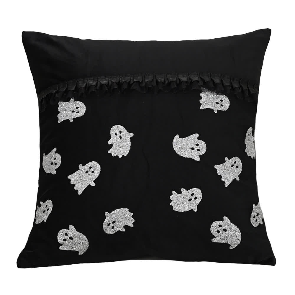 Halloween Element Decorative Pillow - C - Pillowcase with Core - 18" x 18" - image 6