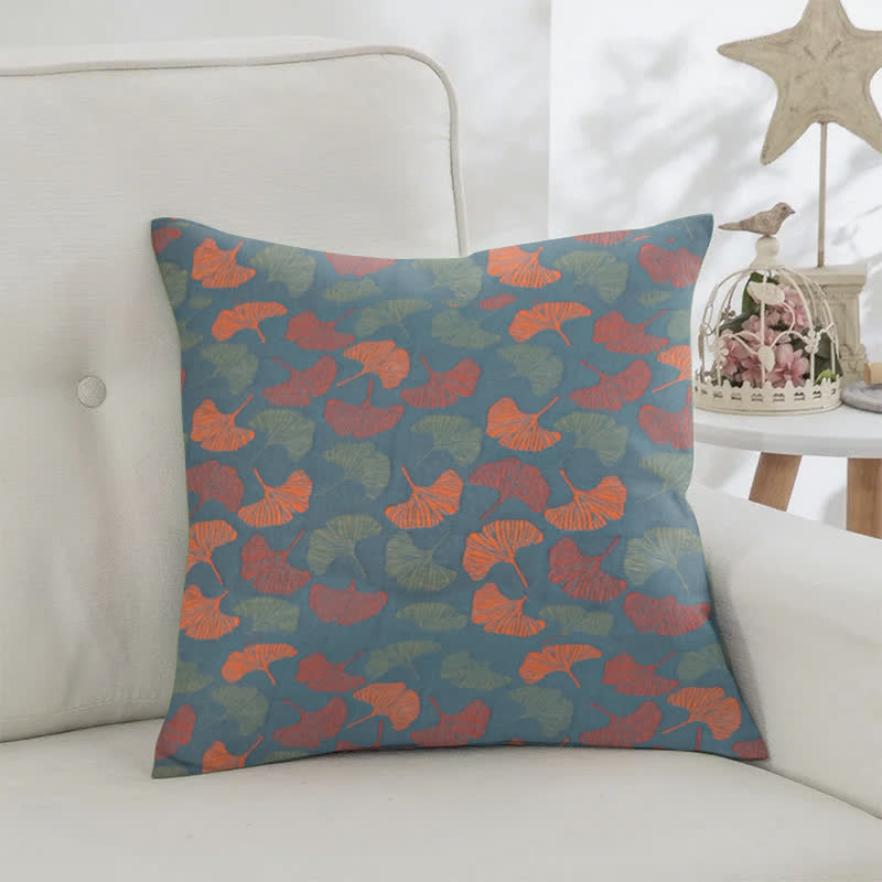 Ownkoti Ginkgo Cotton Gauze Jacquard Square Pillowcases(2PCS) - image 1