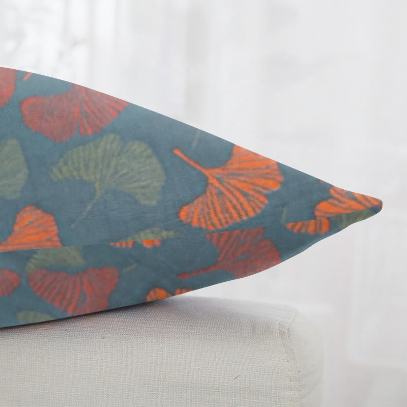 Ginkgo Cotton Gauze Jacquard Square Pillowcases(2PCS) - image 3