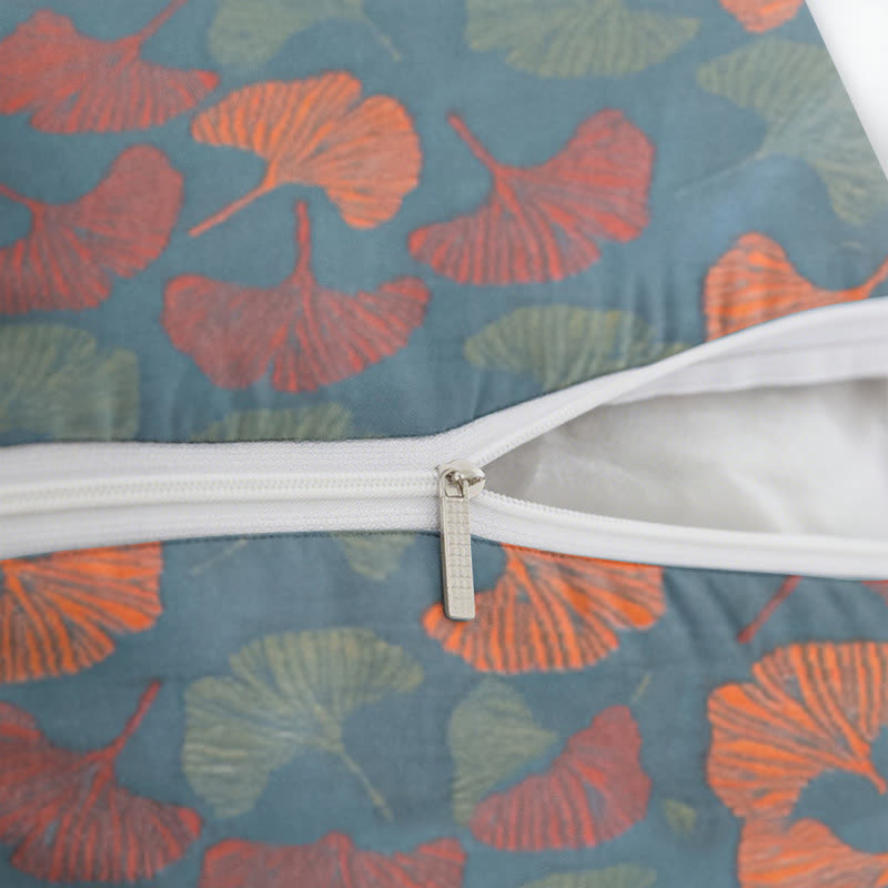 Ginkgo Cotton Gauze Jacquard Square Pillowcases(2PCS) - image 4