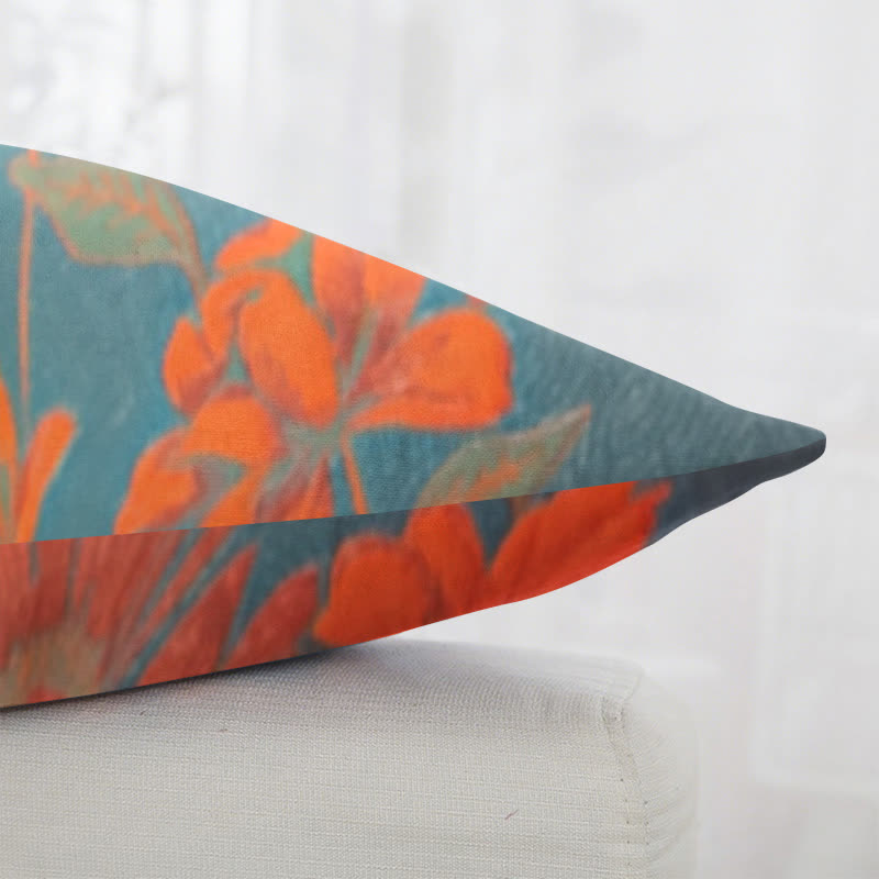 Lotus Cotton Jacquard Square Pillowcases(2PCS) - image 3