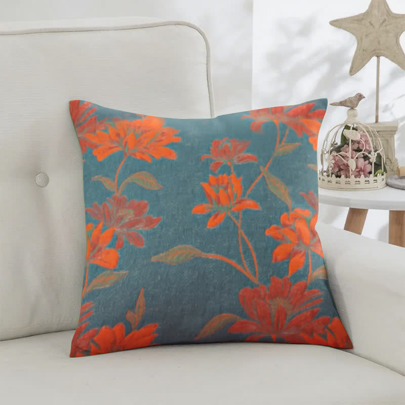 Lotus Cotton Jacquard Square Pillowcases(2PCS) - image 2