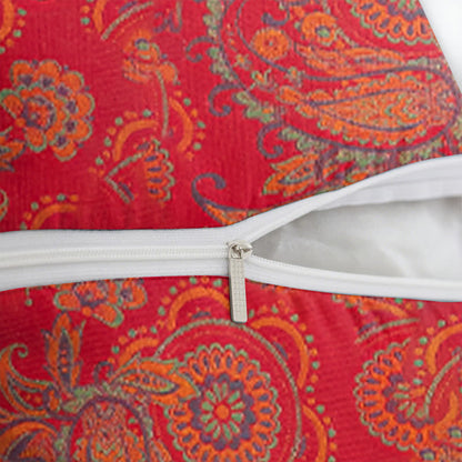 Paisley Print Cotton Jacquard Square Pillowcases(2PCS) - image 4