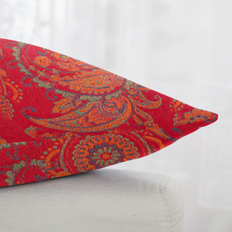 Paisley Print Cotton Jacquard Square Pillowcases(2PCS) - image 3