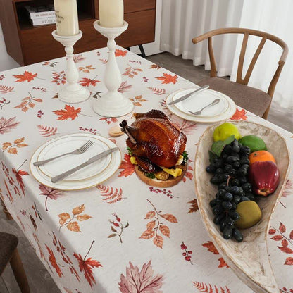 Harvest Maple Leaf Waterproof Tablecloth - image 4