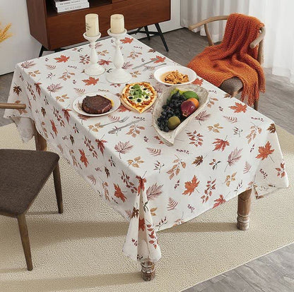 Harvest Maple Leaf Waterproof Tablecloth - 59" x 102" - image 1