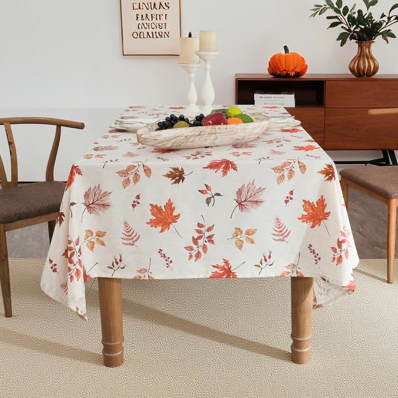 Harvest Maple Leaf Waterproof Tablecloth - image 3