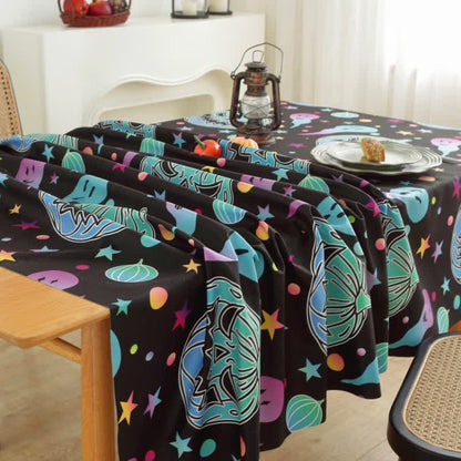 Halloween Spooky Pumpkin Ghost Tablecloth - image 5