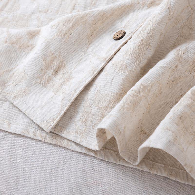 Matching Minimalist Cotton Linen Loungewear Set - image 10