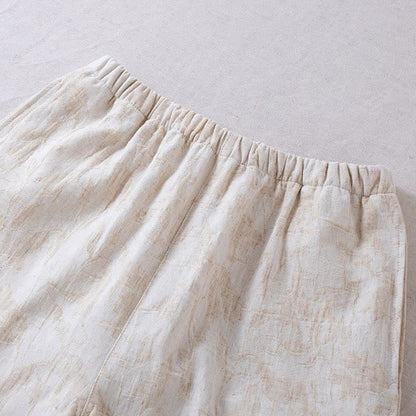 Matching Minimalist Cotton Linen Loungewear Set - image 12