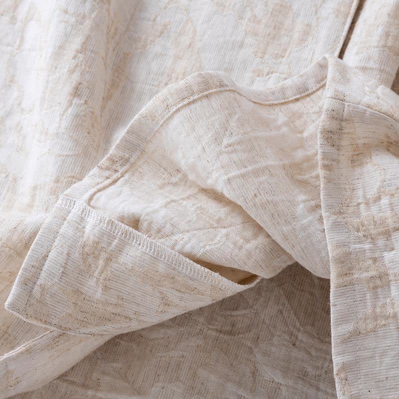 Matching Minimalist Cotton Linen Loungewear Set - image 11