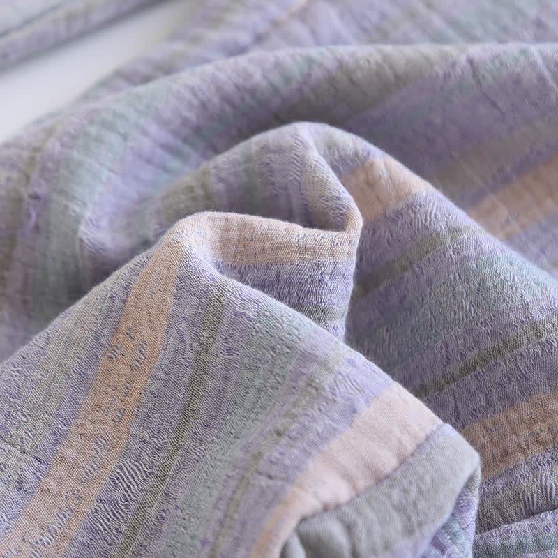 Striped Cotton Gauze Loungewear Set - image 18