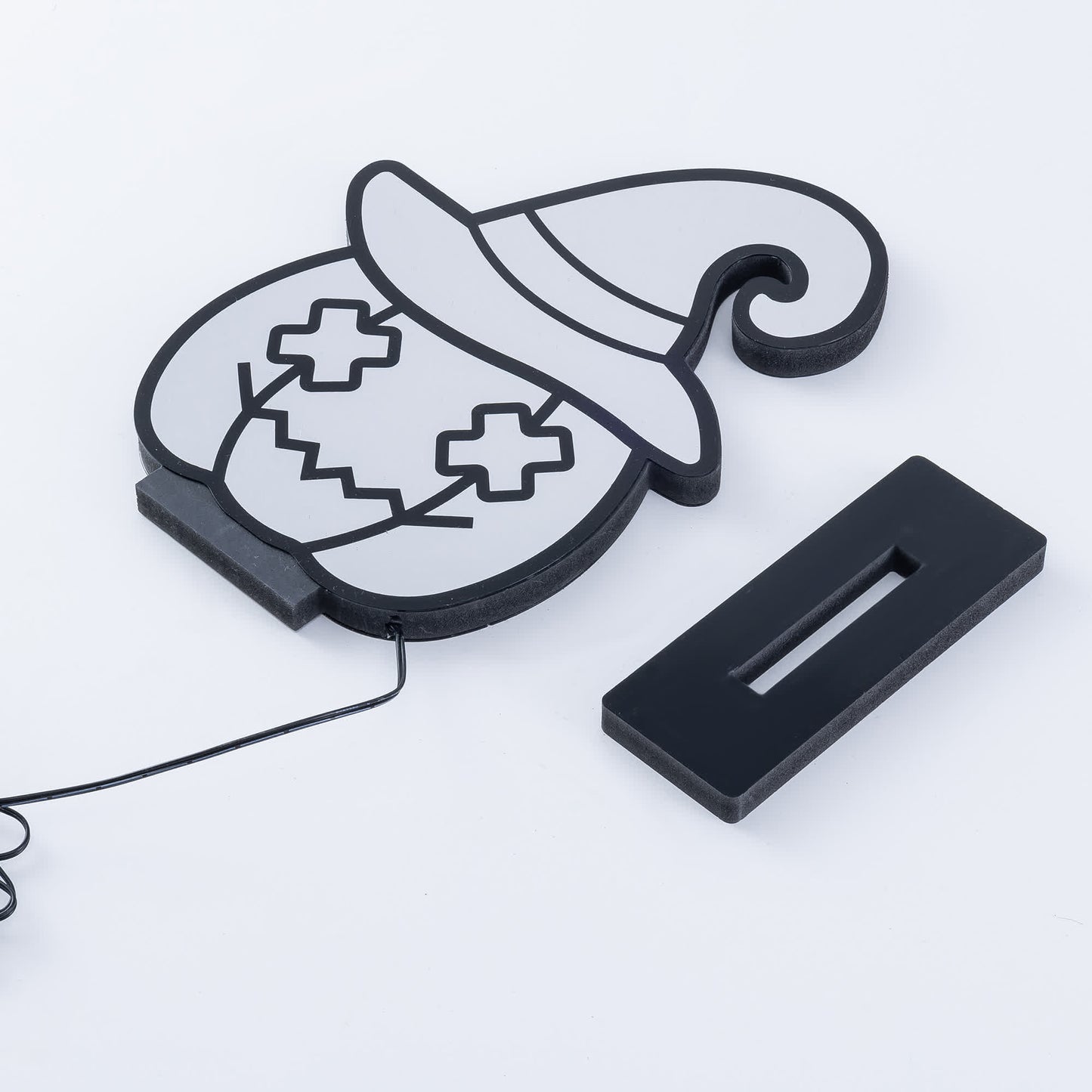 Halloween Infinity Lights Pumpkin with Hat - image 7