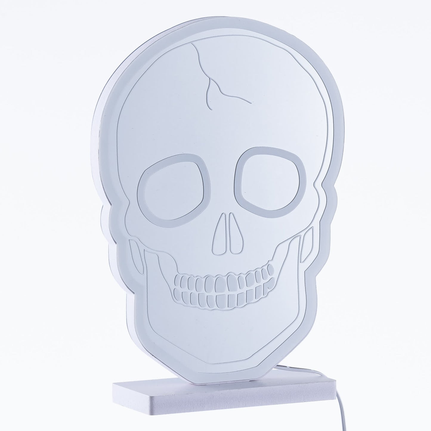 Halloween Skull Infinity Lights with Stand - image 7