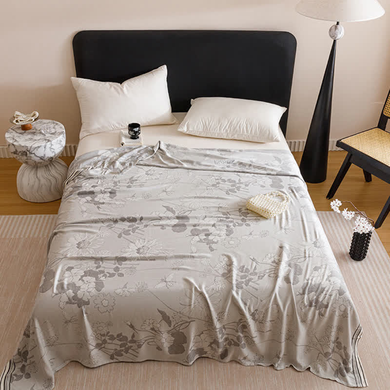 Rustic Floral Print Cooling Sheet Bedspread - image 4