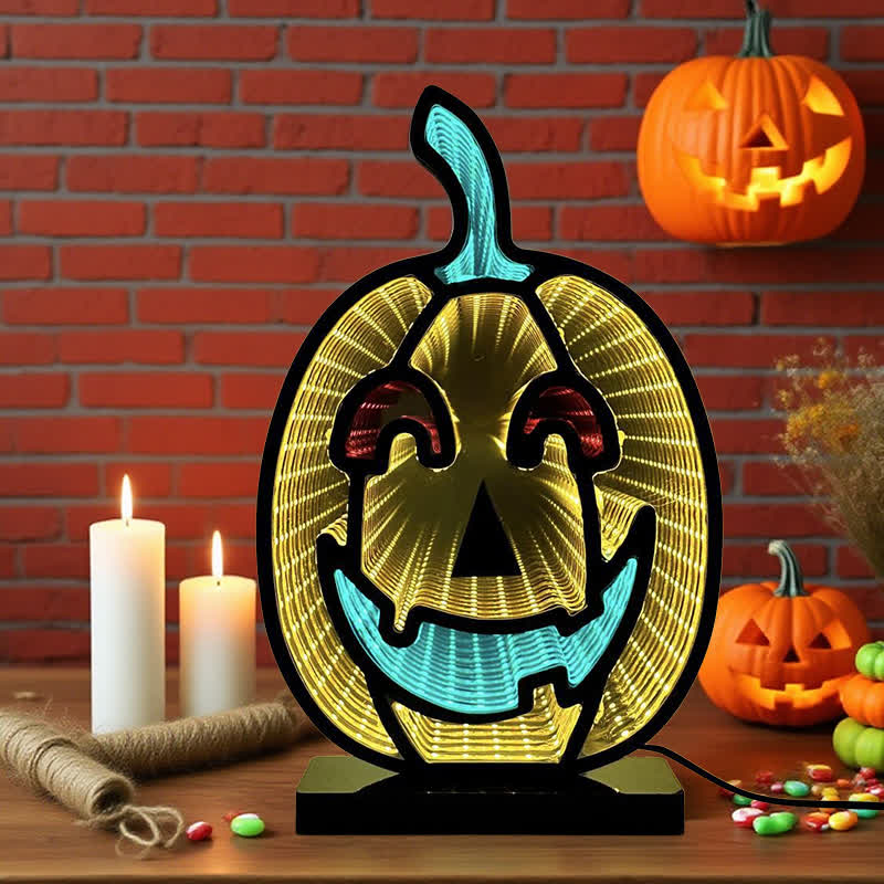 Halloween Pumpkin Demon Infinity Lights - image 3
