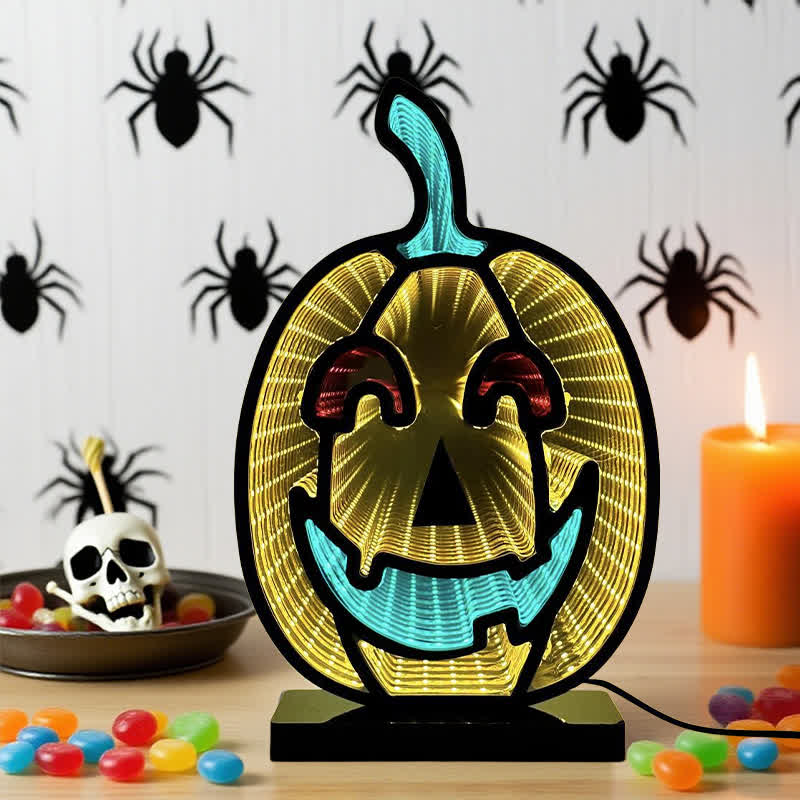 Halloween Pumpkin Demon Infinity Lights - image 4